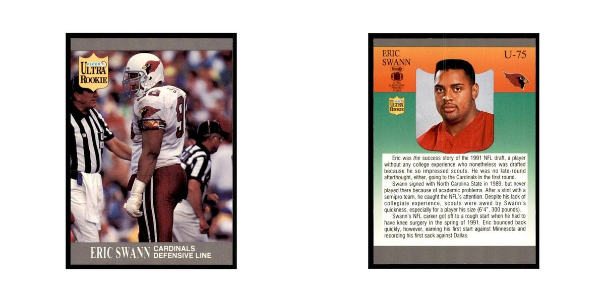 1991 Fleer Update Eric Swann RC Football Cards #U-75