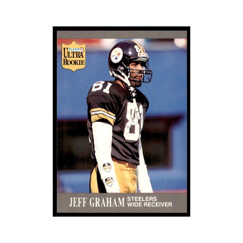 1991 Fleer Update Jeff Graham RC Football Cards #U-77