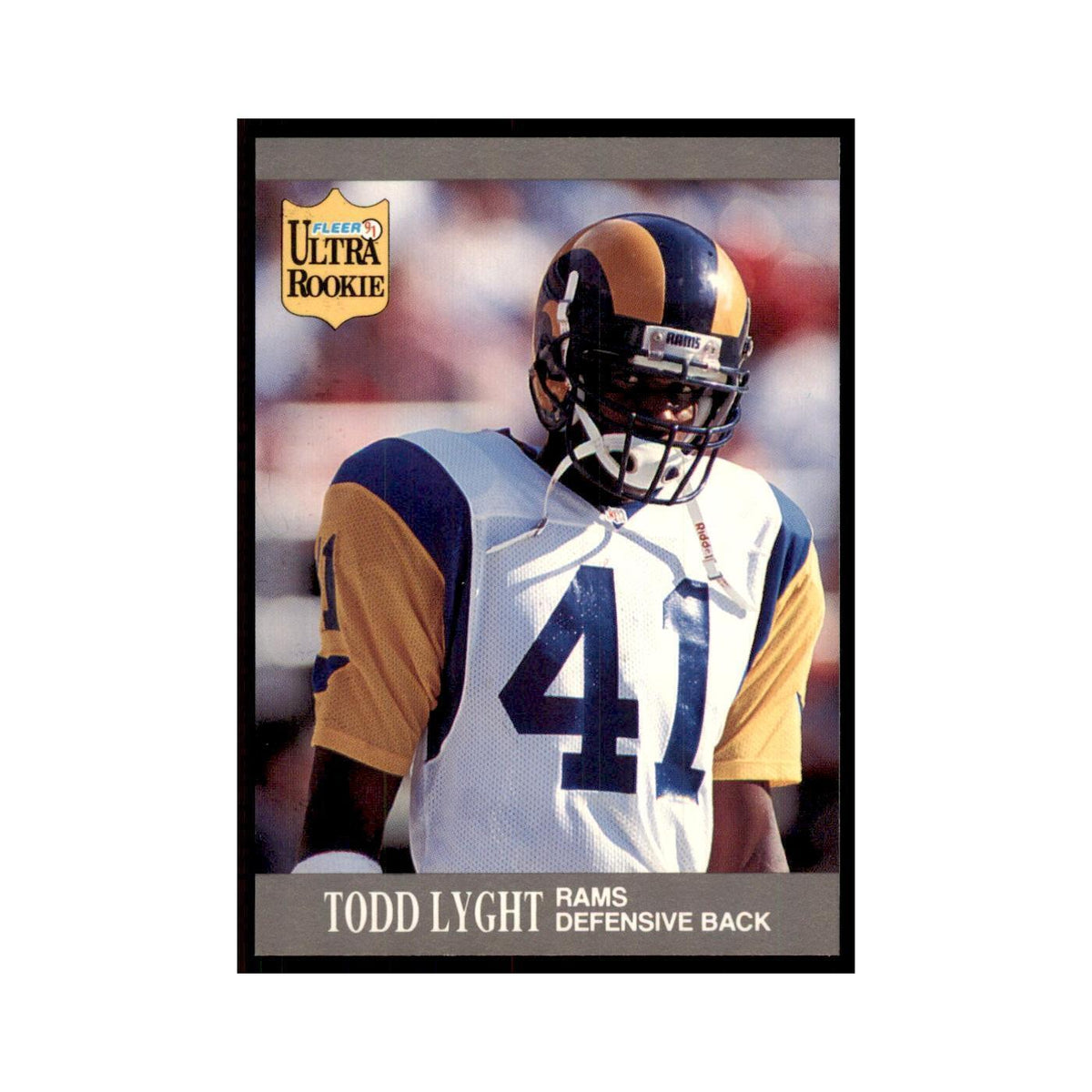 1991 Fleer Update Todd Lyght RC Football Cards #U-45