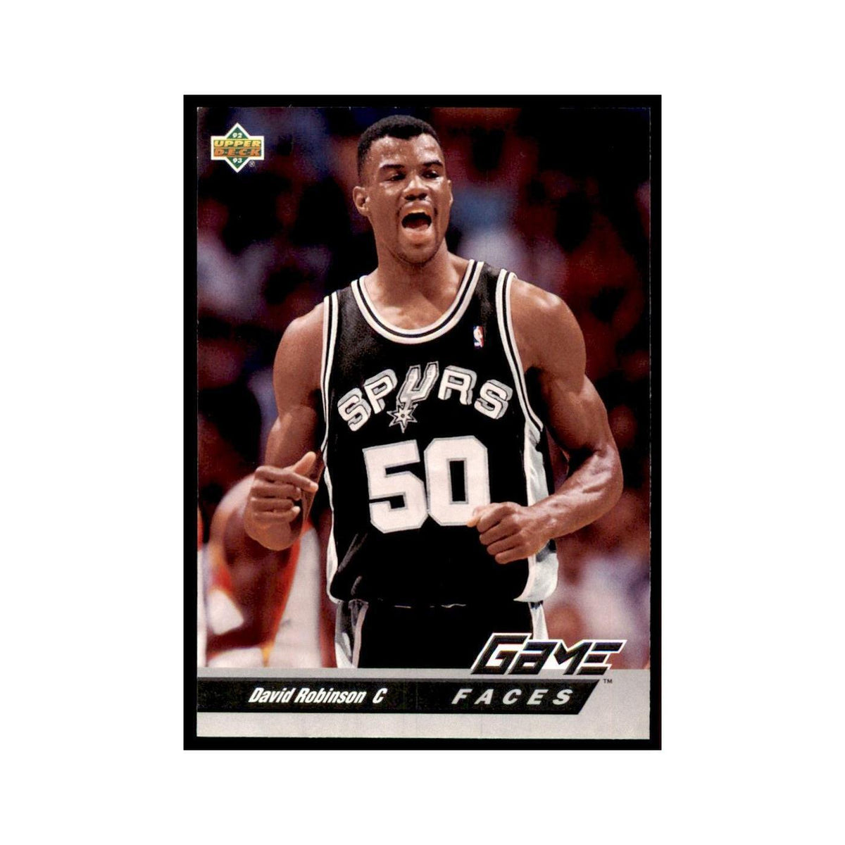 1992 Upper Deck David Robinson Basketball Cards #496