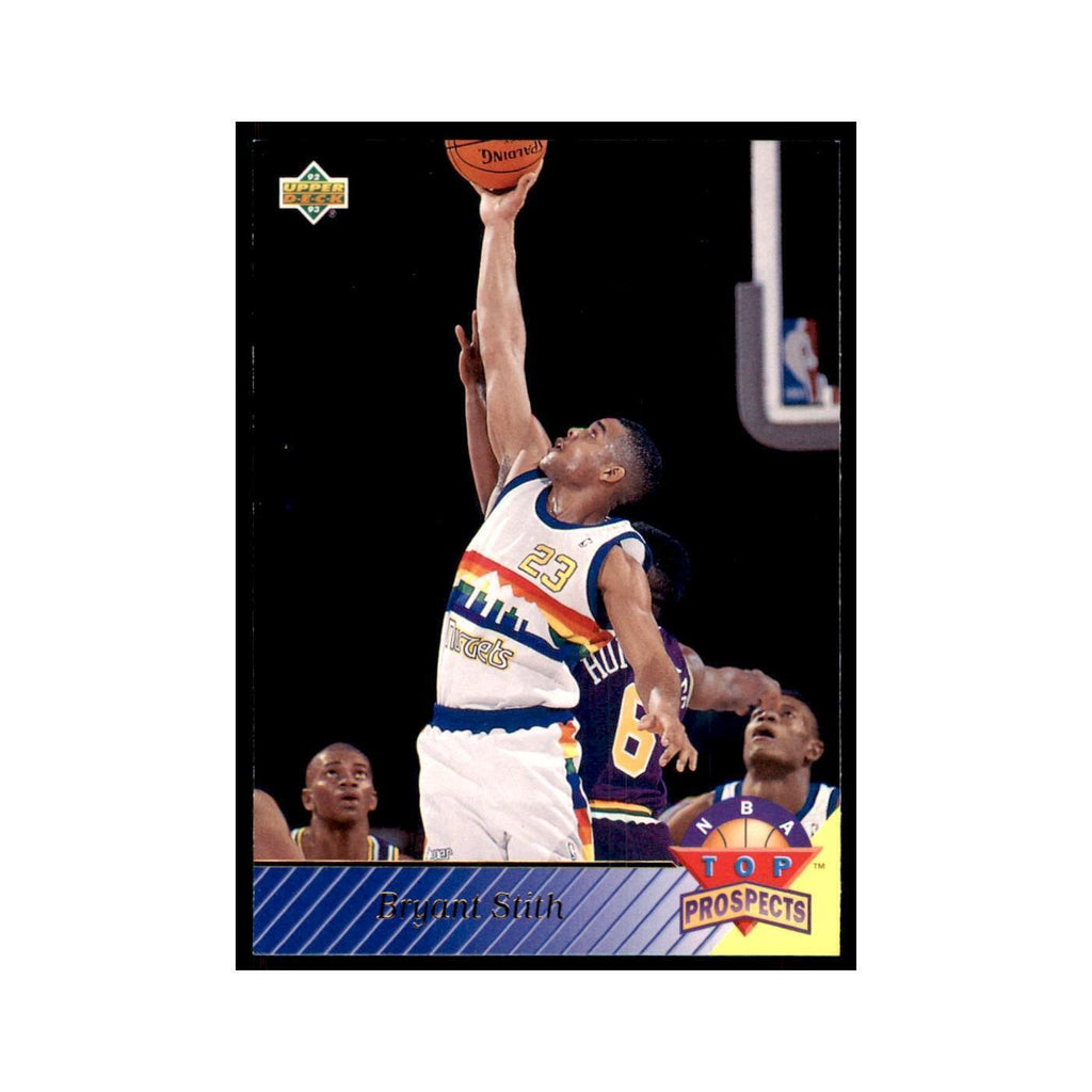1992 Upper Deck Bryant Stith Basketball Cards #461