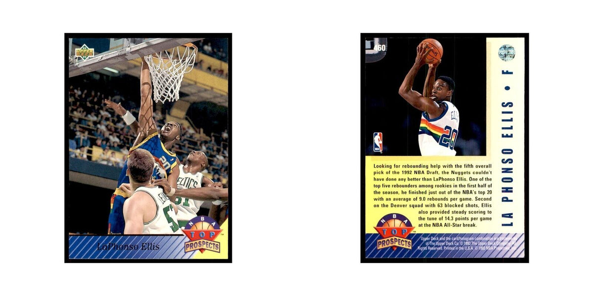 1992 Upper Deck LaPhonso Ellis Basketball Cards #460