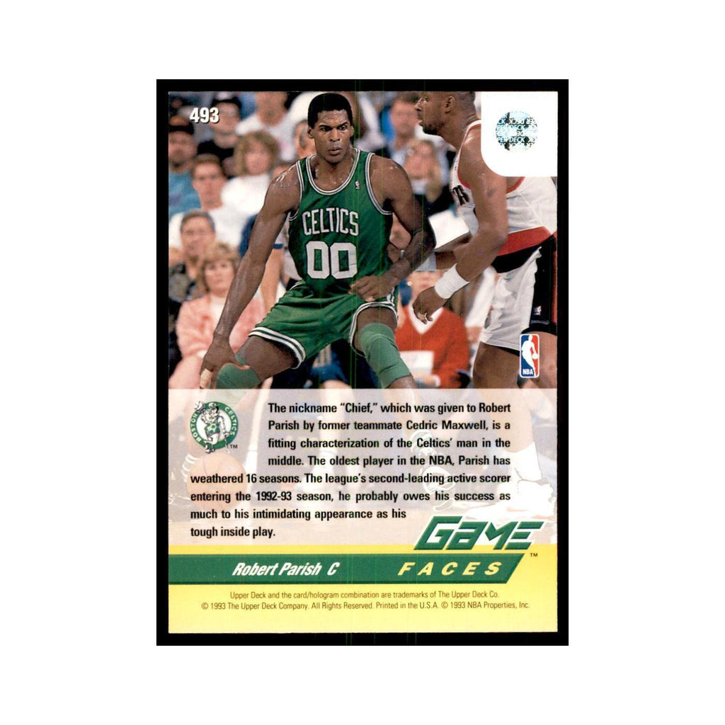 1992 Upper Deck Robert Parish Basketball Cards #493