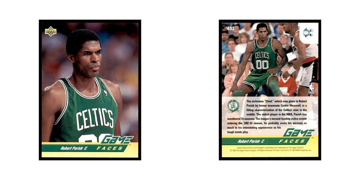 1992 Upper Deck Robert Parish Basketball Cards #493