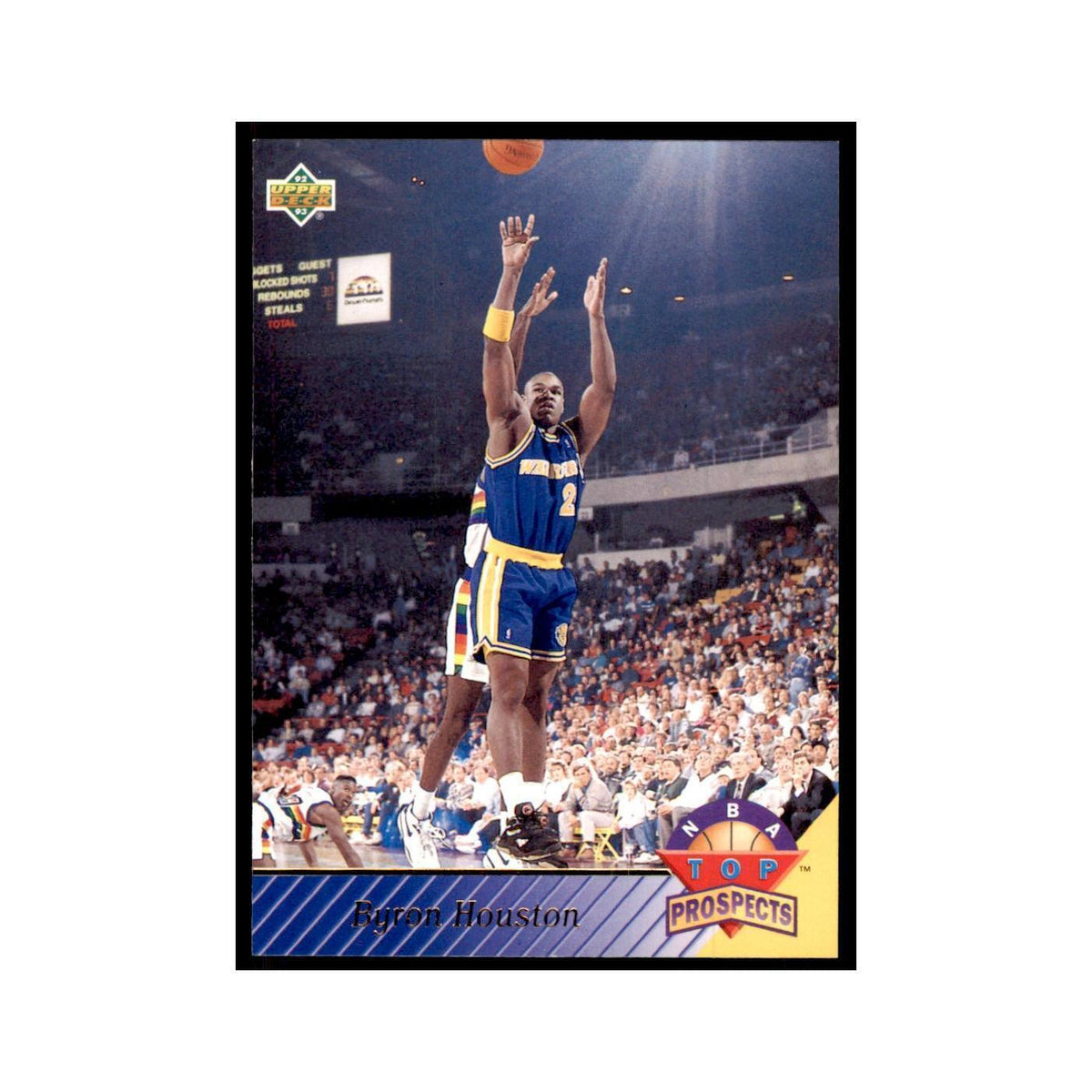 1992 Upper Deck Byron Houston Basketball Cards #462