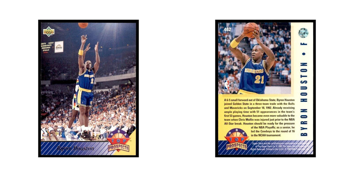 1992 Upper Deck Byron Houston Basketball Cards #462