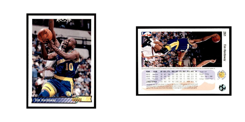 1992 Upper Deck Tim Hardaway Basketball Cards #261