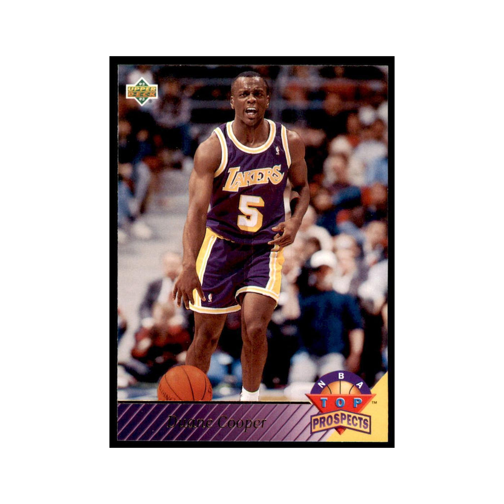 1992 Upper Deck Duane Cooper Basketball Cards #467