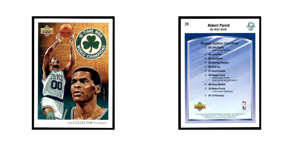 1992 Upper Deck Robert Parish Basketball Cards #39