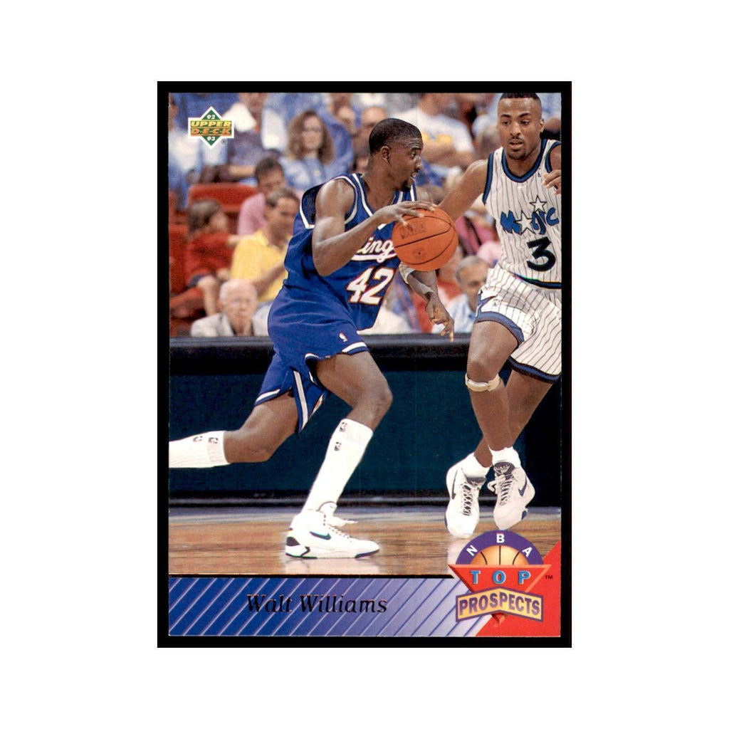 1992 Upper Deck Walt Williams Basketball Cards #479