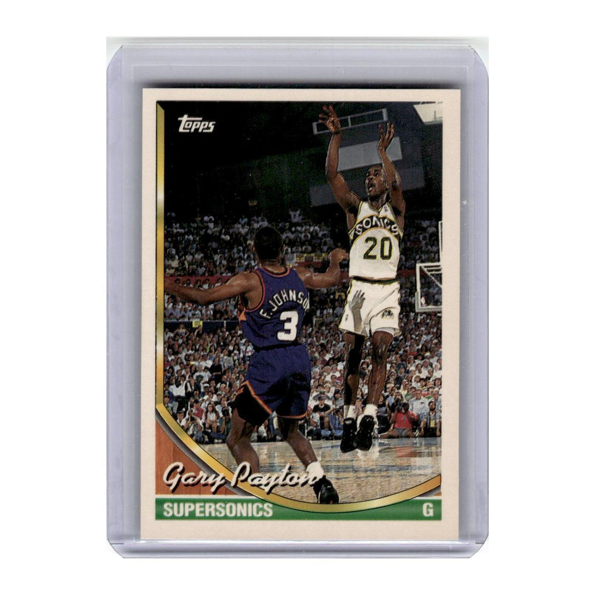 1993 Topps Gary Payton Seattle SuperSonics #155