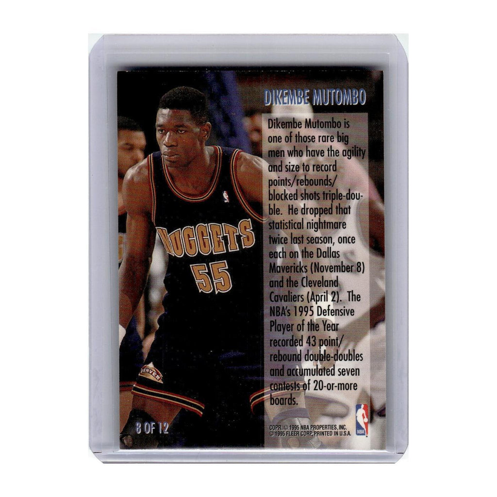 1995 Fleer Dikembe Mutombo #8