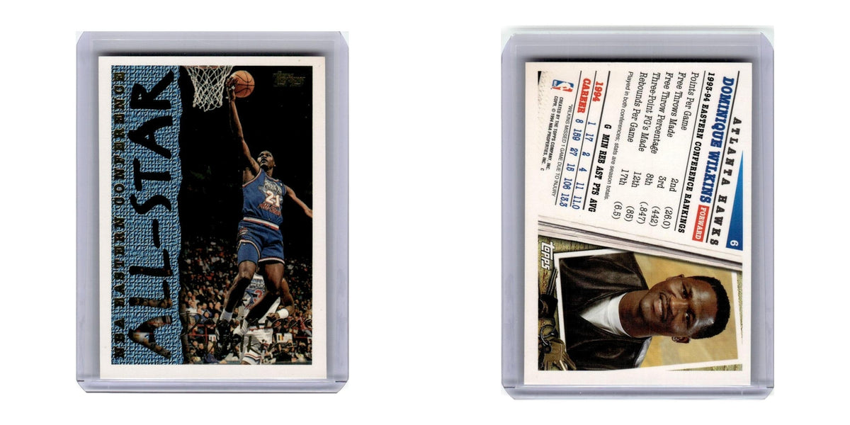 1994 Topps Dominique Wilkins Hawks #6