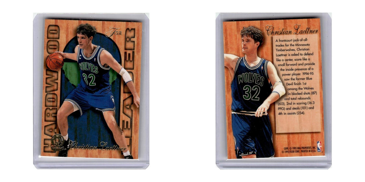 1995 Fleer Flair Hardwood Leader Christian Laettner #16