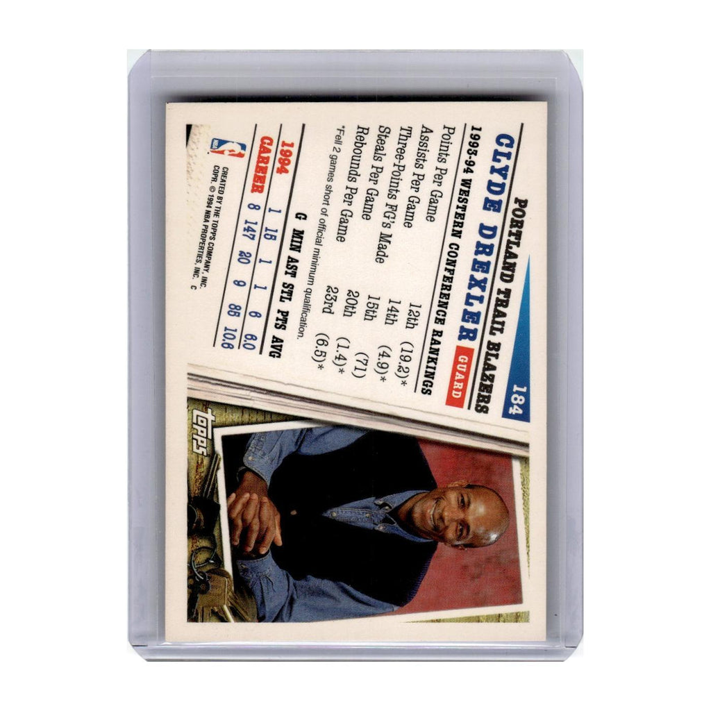 1994 Topps Clyde Drexler Blazers #184