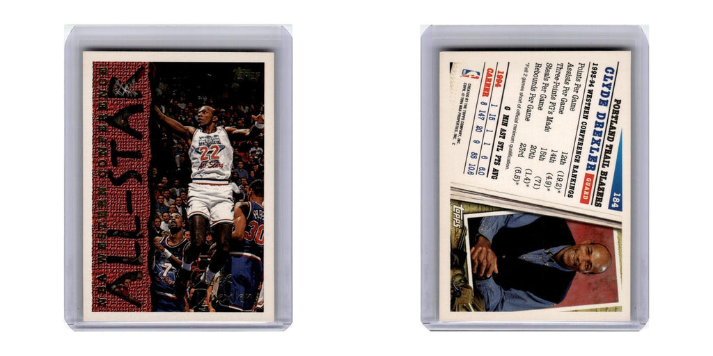1994 Topps Clyde Drexler Blazers #184