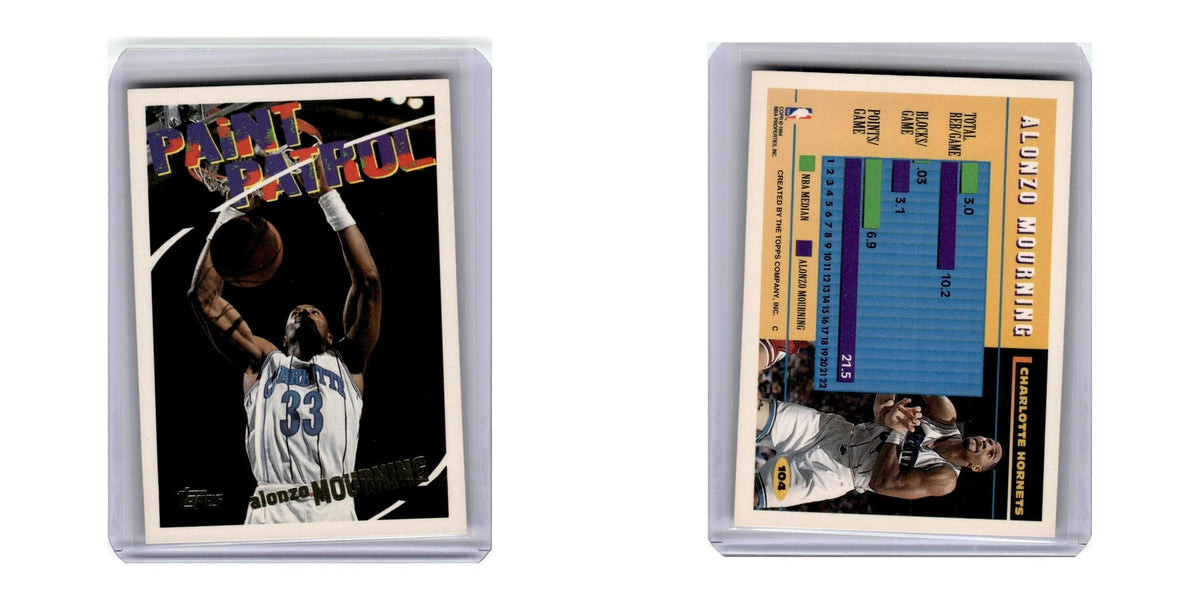 1994 Topps Alonzo Mourning Hornets #104