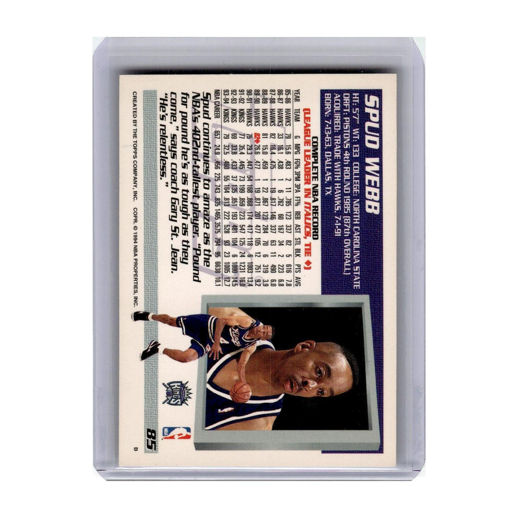 1994 Topps Spud Webb Kings #85