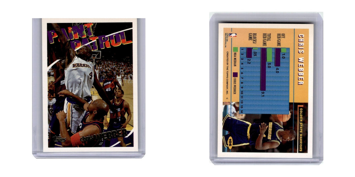 1994 Topps Chris Webber Golden State Warriors #106