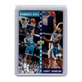 1992 Upper Deck Kendall Gill/Larry Johnson Hornets #63