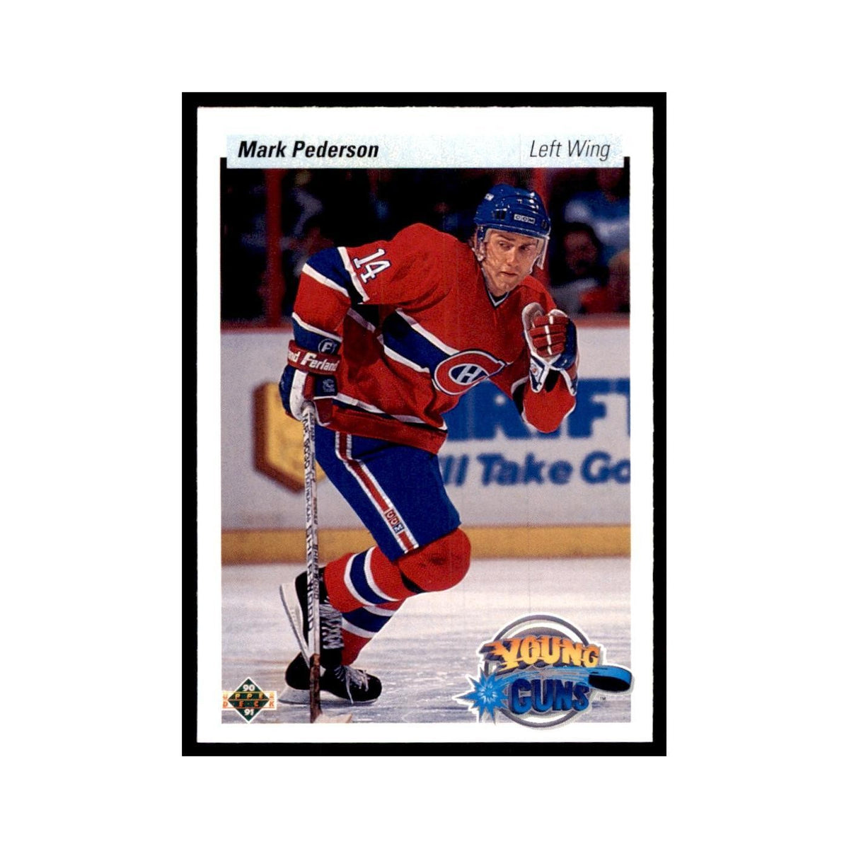 1990 Upper Deck Mark Pederson Hockey Cards #532