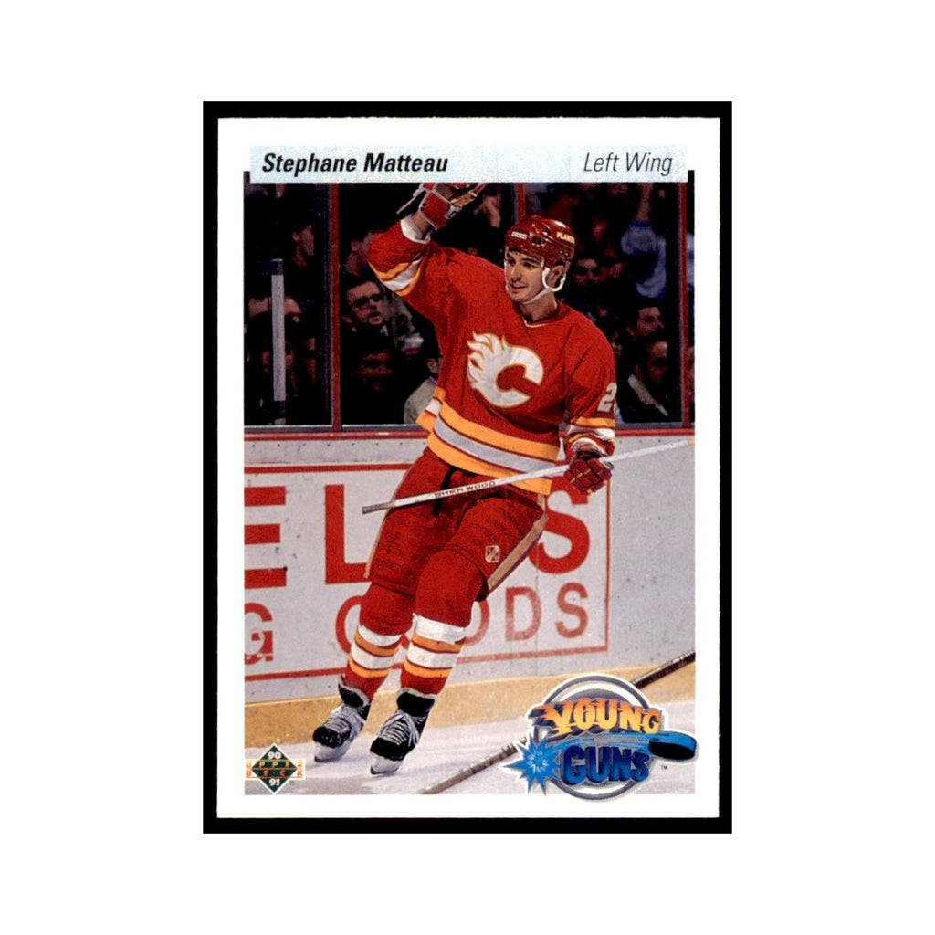 1990 Upper Deck Stephane Matteau Hockey Cards #535