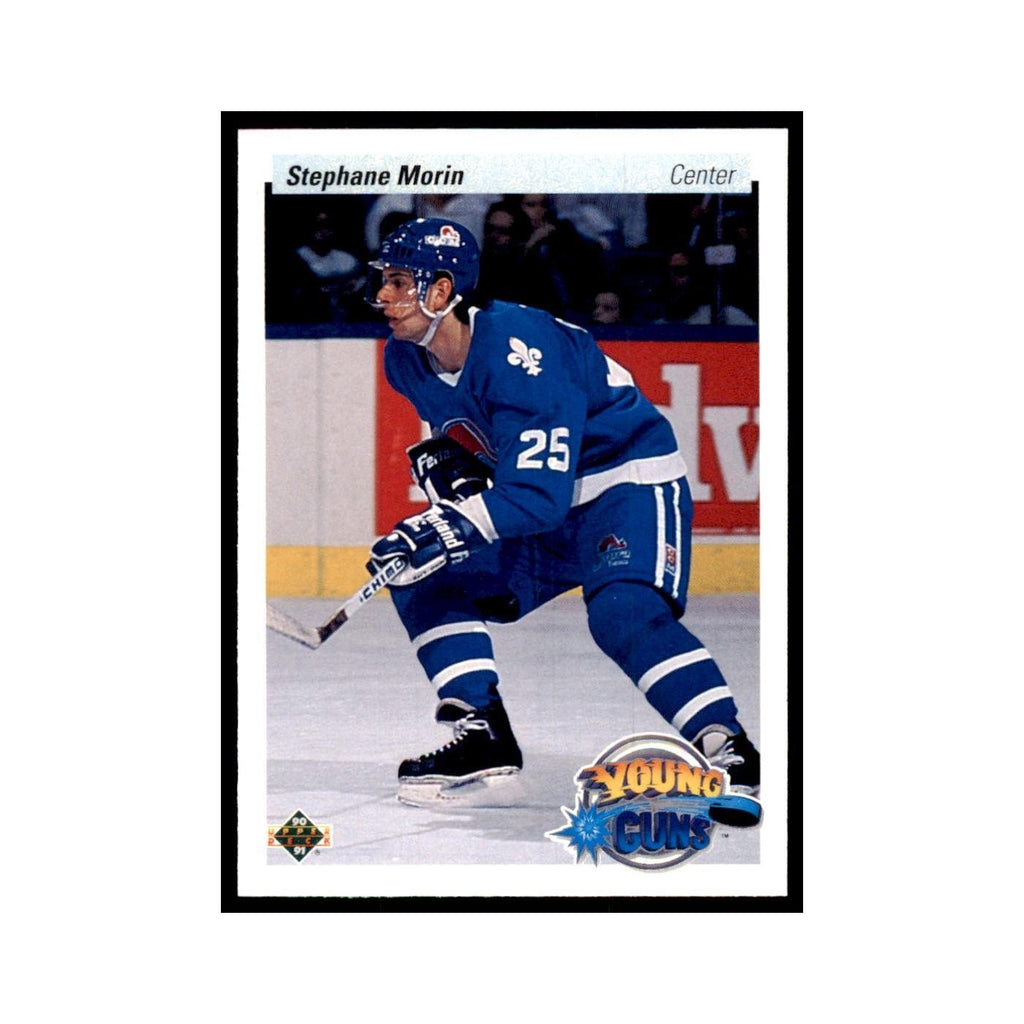 1990 Upper Deck Stephane Morin Hockey Cards #524