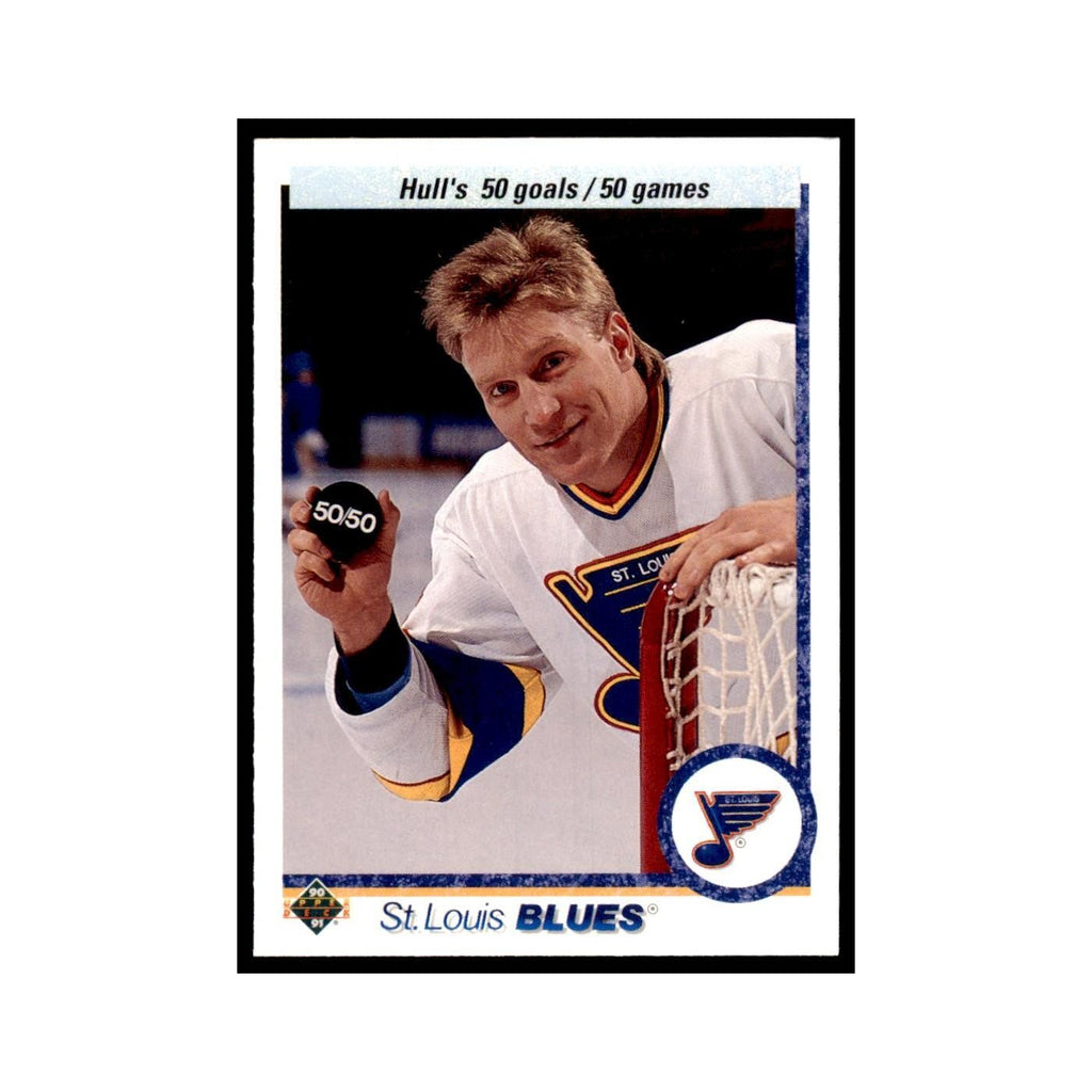 1990 Upper Deck Brett Hull Hockey Cards #546