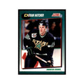 1991 Score Rookie and Traded Derian Hatcher Minnesota North Stars #106T