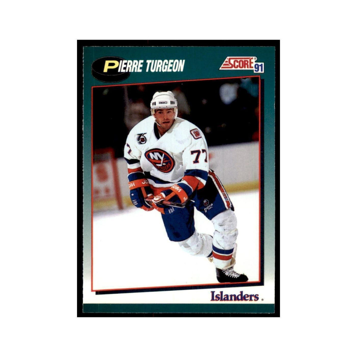 1991 Score Rookie and Traded Pierre Turgeon New York Islanders #101T