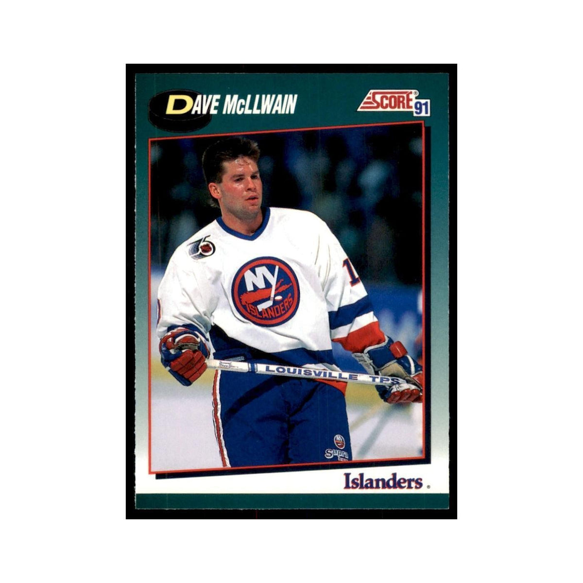 1991 Score Rookie and Traded Dave McLlwain New York Islanders #102T