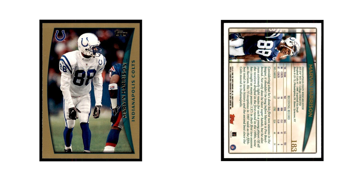 1998 Topps Marvin Harrison Colts #183