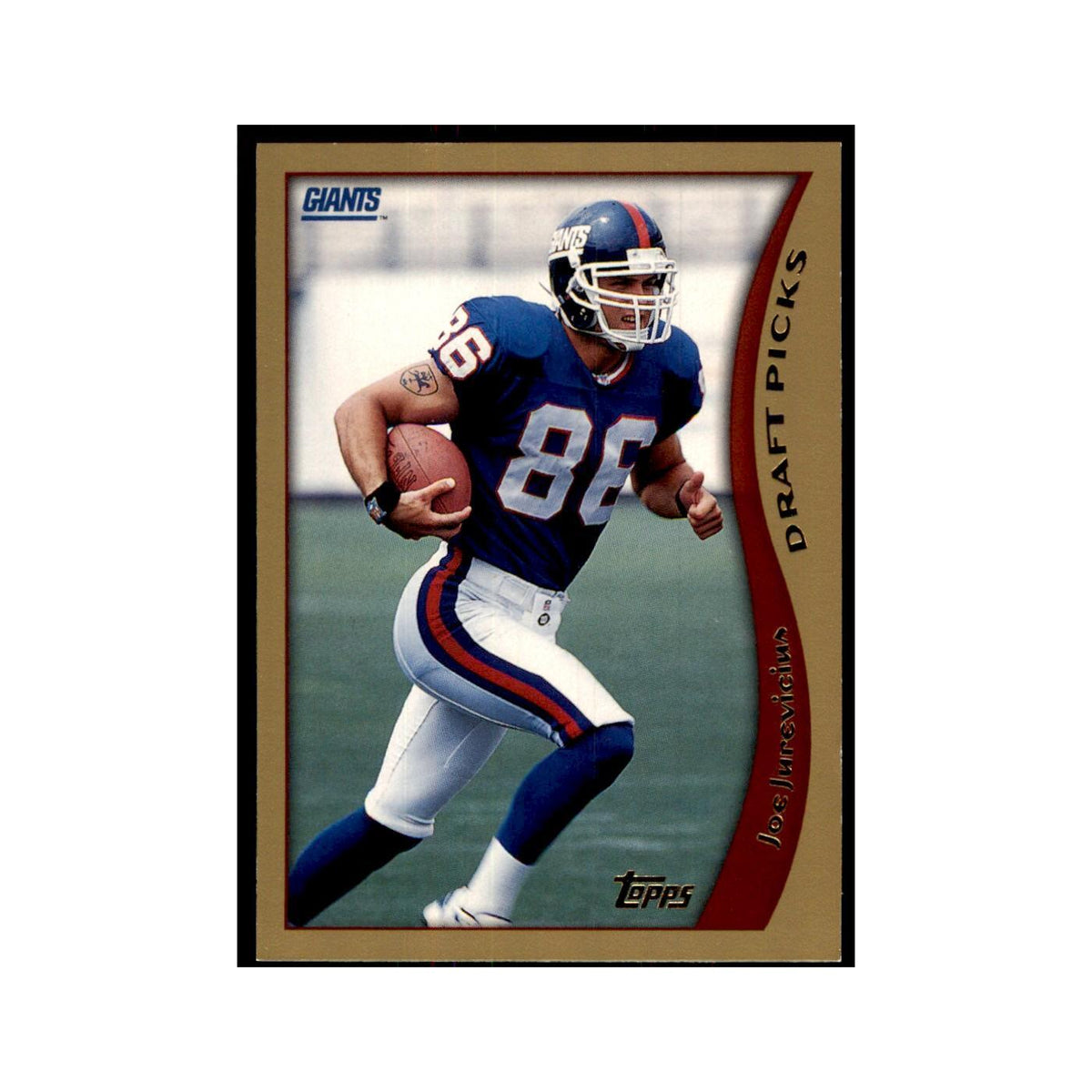 1998 Topps Joe Jurevicius RC Giants #14