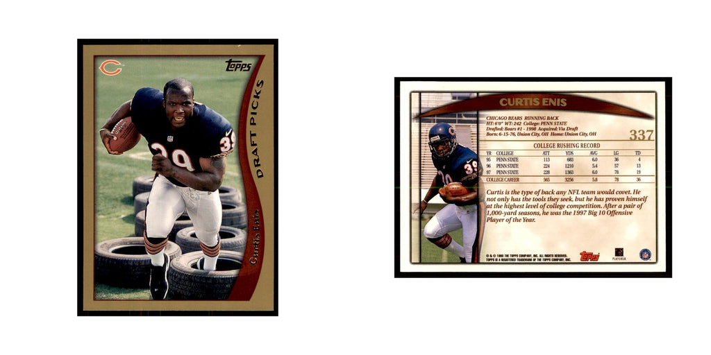 1998 Topps Curtis Enis RC Bears #7