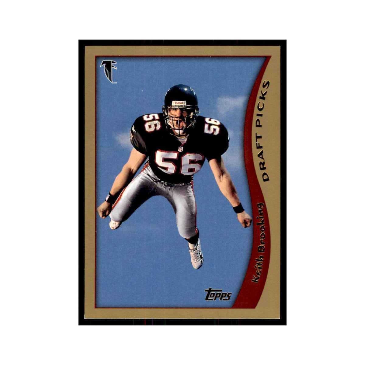 1998 Topps Keith Brooking RC Falcons #335