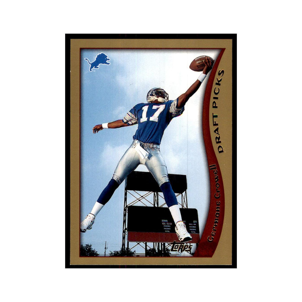 1998 Topps Germane Crowell RC Lions #10