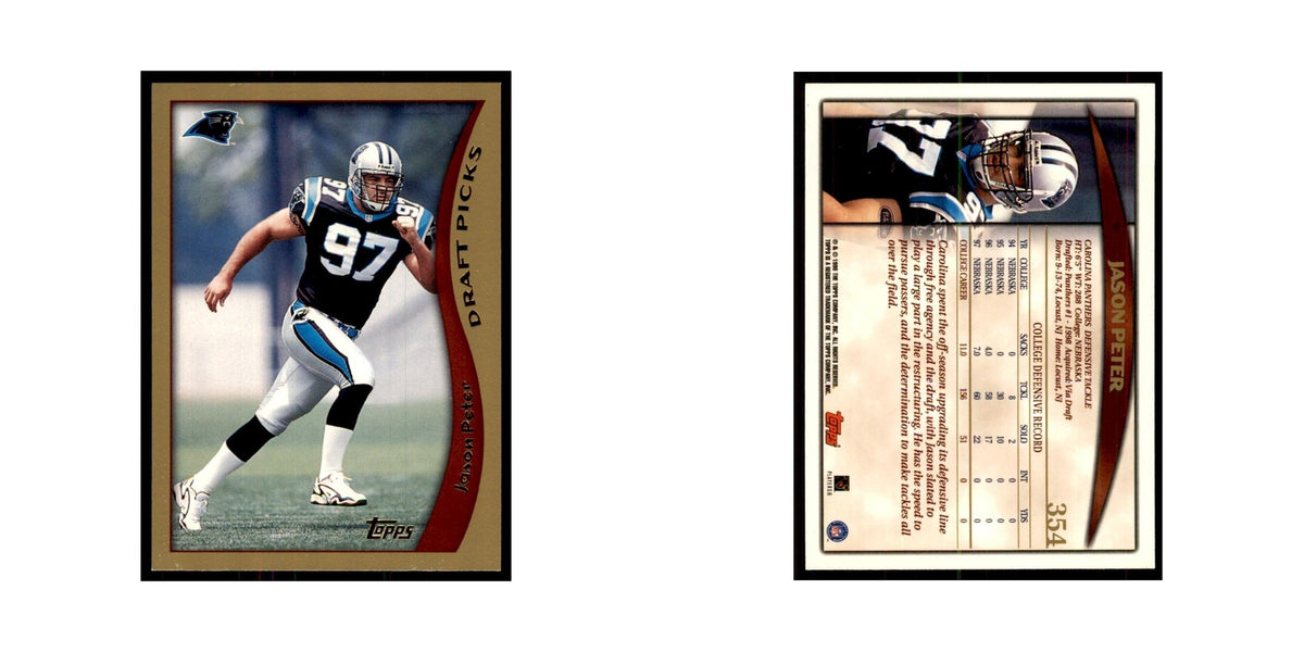 1998 Topps Jason Peter RC Panthers #24
