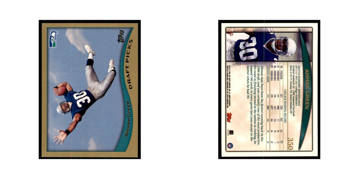 1998 Topps Ahman Green RC Seahawks #350