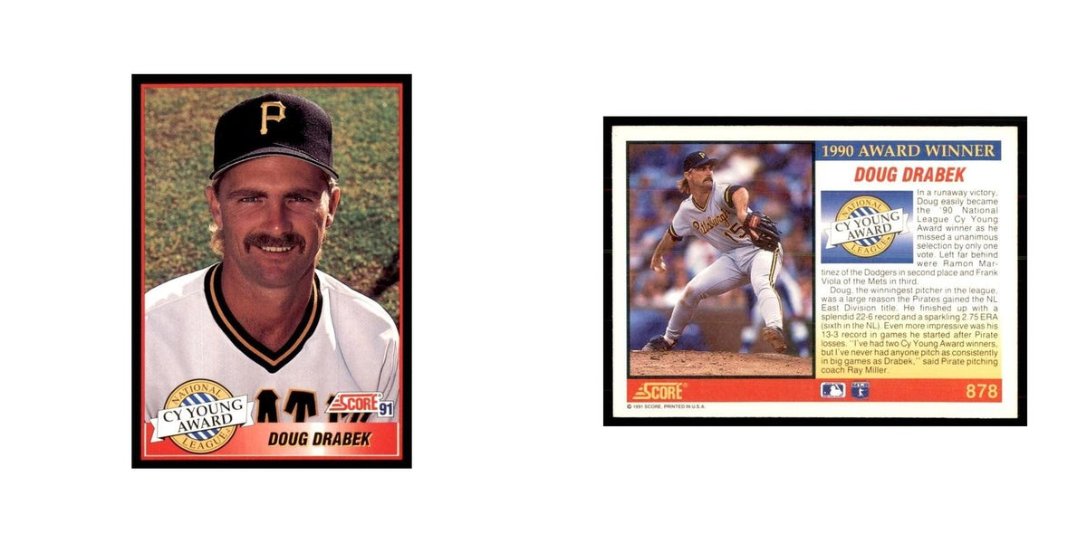 1991 Score Doug Drabek Baseball Cards #878