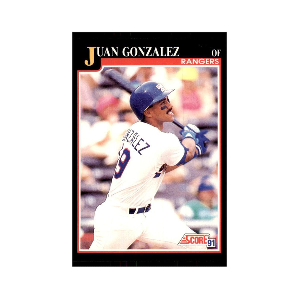 1991 Score Juan Gonzalez Baseball Cards #805