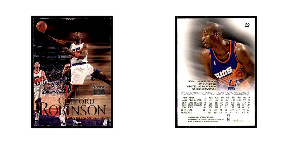 1999 SkyBox Premium Clifford Robinson Basketball Cards #29