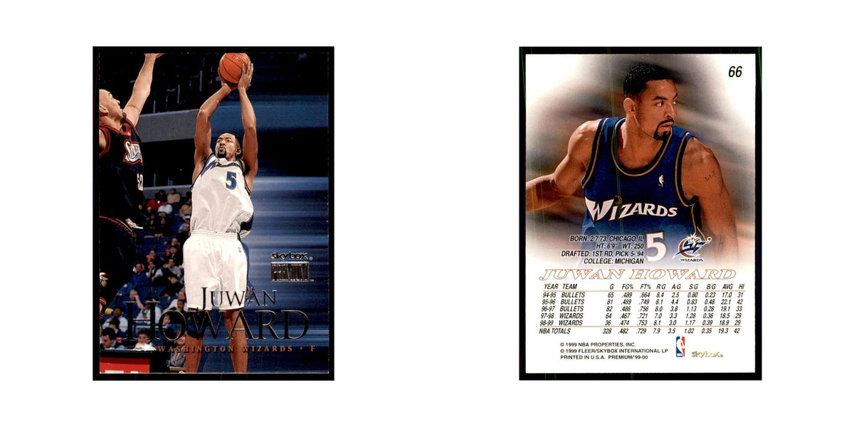 1999 SkyBox Premium Juwan Howard Basketball Cards #66