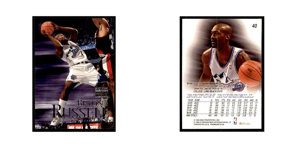 1999 SkyBox Premium Bryon Russell Basketball Cards #40