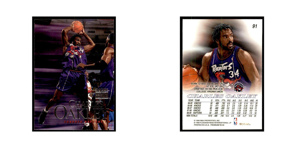 1999 SkyBox Premium Charles Oakley Basketball Cards #91
