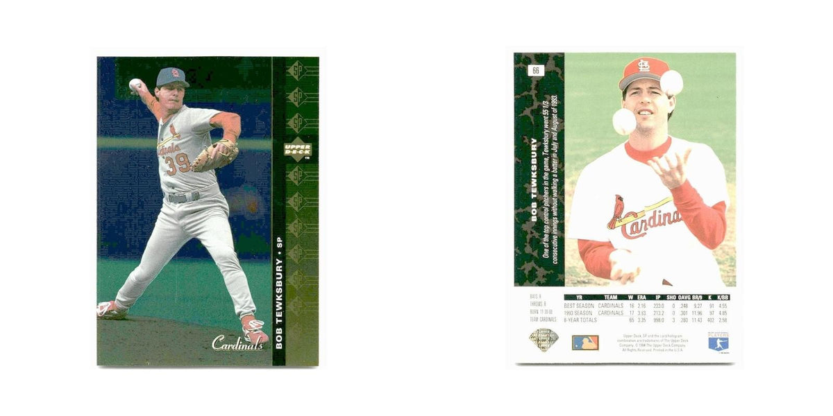 Bob Tewksbury 1994 SP #66 St. Louis Cardinals Baseball Card NM