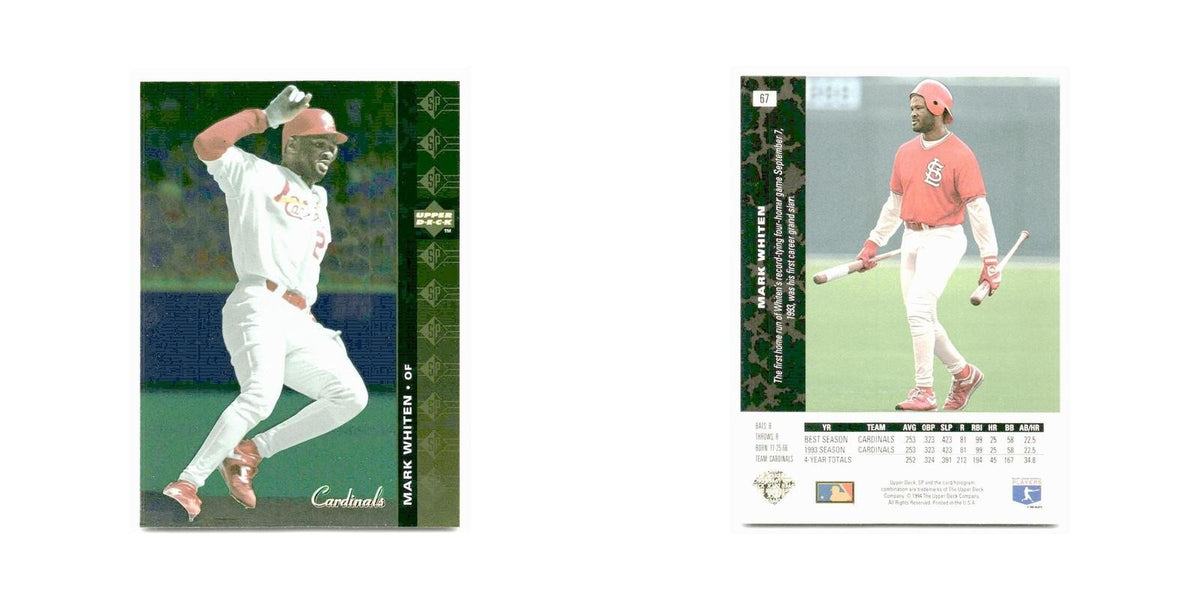 Mark Whiten 1994 SP #67 St. Louis Cardinals Baseball Card NM