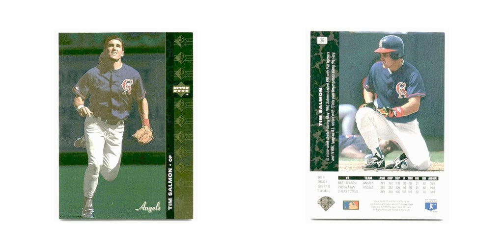 Tim Salmon 1994 SP #26 California Angels Baseball Card NM