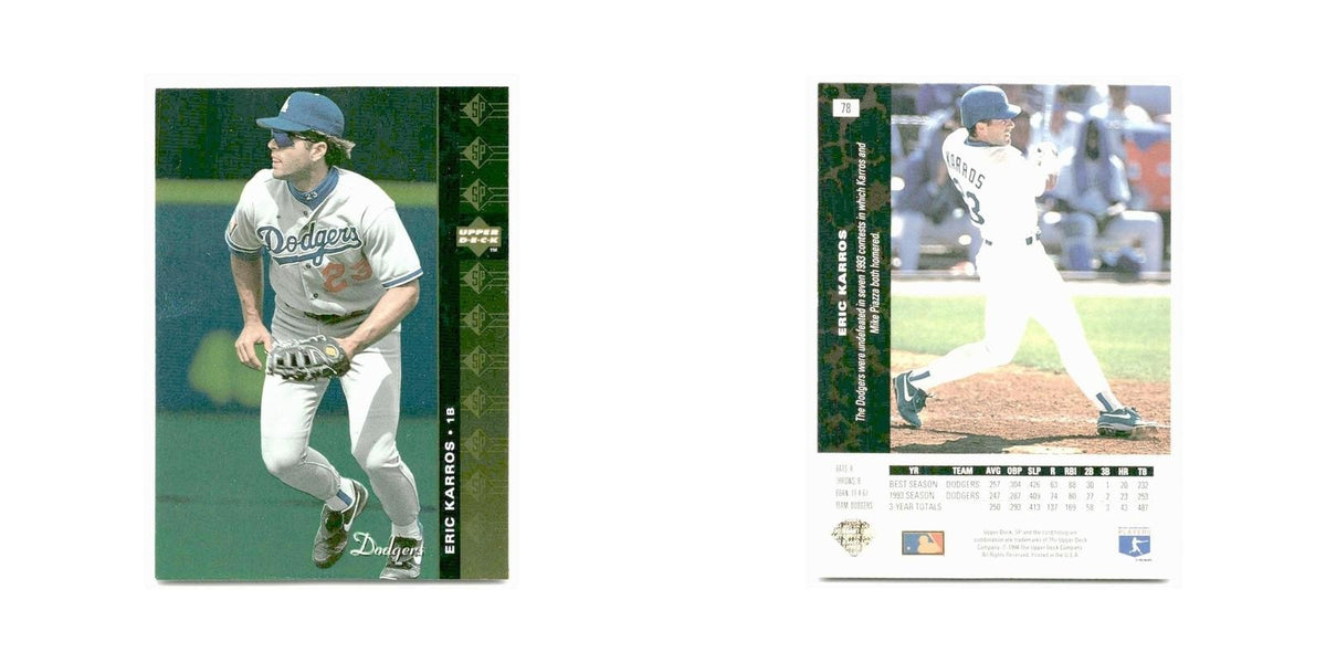 Eric Karros 1994 SP #78 Los Angeles Dodgers Baseball Card NM