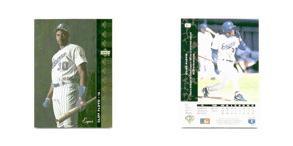 Cliff Floyd 1994 SP #83 Montreal Expos Baseball Card NM