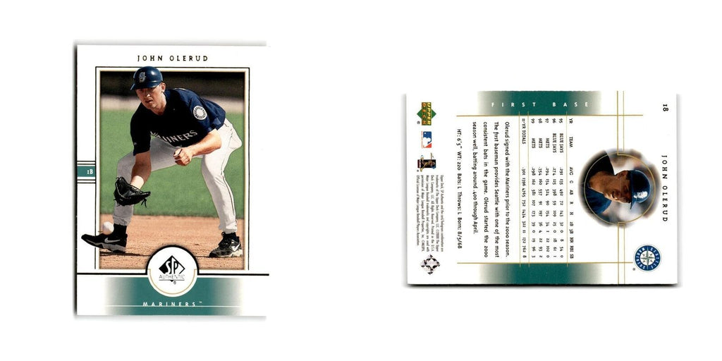 2000 SP Authentic John Olerud Mariners #18